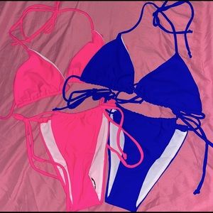 2 Shein String Bikinis